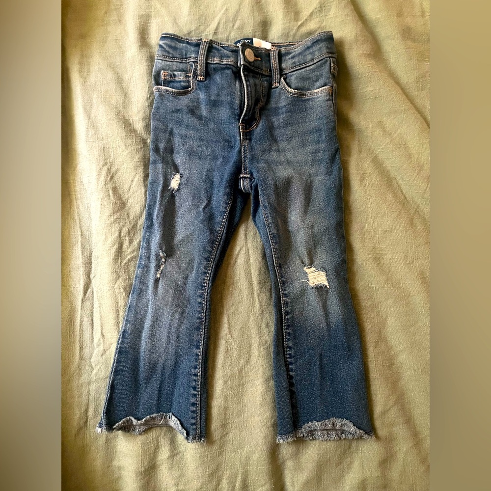 Old Navy Toddler Girl Frayed-Bottom Denim Jeans